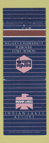 Matchbook Cover - Nordic Hills Resort Indian Lakes Bloomingdale IL WEAR