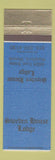Matchbook Cover - Sweden House Lodge Rockford IL WEAR