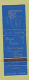 Matchbook Cover - Mount Vernon Restaurant Baltimore MD WEAR