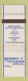 Matchbook Cover - Kemper Arena Kansas City MO restaurant WEAR