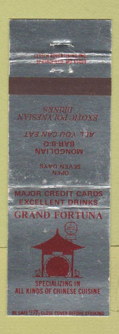Matchbook Cover - Grand Fortuna Chinese Restaurant Springfield MO
