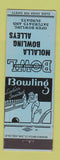 Matchbook Cover - Molalla Bowling Alleys girlie