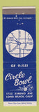 Matchbook Cover - Circle Bowling Long Beach CA