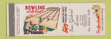 Matchbook Cover - San Gabriel Lanes Bowling CA billiards