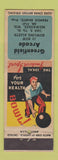 Matchbook Cover - Greenfield Arcade Bowling Milwaukee WI Francis Shartz