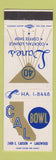 Matchbook Cover - Cal Bowling Lakewood CA