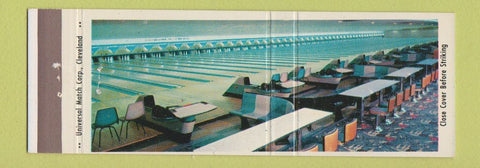 Matchbook Cover - Bowl Arena Detroit MI AMF Full Length