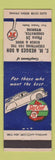 Matchbook Cover - EM Hedges Texaco oil gas Chugwater WY low phone #