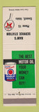 Matchbook Cover - Ham's Texaco oil gas Council ID low phone #