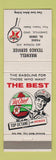 Matchbook Cover - Maxwell Texaco oil gas Zanesville OH