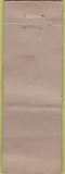 Matchbook Cover - General Match CO Cincinnati HO POOR