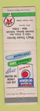 Matchbook Cover - Wing's Texaco oil gas Colorado Springs