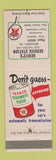 Matchbook Cover - Geritz's Texaco oil gas Bethlehem PA