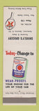 Matchbook Cover - Texaco oil gas Shively's Grocery Milton PA