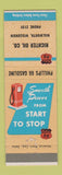 Matchbook Cover - Phillips 66 oil gas Richter Walworth WI