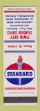 Matchbook Cover - Standard oil gas Twin City Mishawaka IN