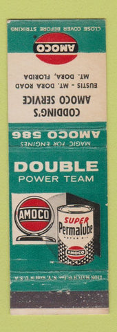 Matchbook Cover - Amoco oil gas Codding's Mount Dora FL