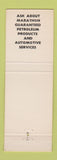 Matchbook Cover - Marathon oil gas Don Thomas Findlay OH