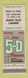 Matchbook Cover - Cities oil gas Johnson's Burlington IA