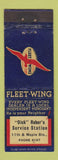 Matchbook Cover - Fleet Wing oil gas Dick Reber's