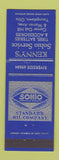 Matchbook Cover - Sohio oil gas Kenney's Youngstown OH