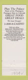 Matchbook Cover - Central Palace Casino Central City Colorado girlie