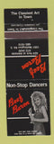 Matchbook Cover - Beef Baron Strip Club Canada girlie