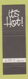 Matchbook Cover - Beef Baron Strip Club Canada girlie