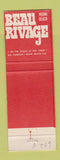 Matchbook Cover - Chateau by the Sea Sahara Miami Beach FL girlie