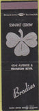 Matchbook Cover - Brodies bar Clover NO TOWN