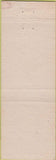 Matchbook Cover - Brodies bar Clover NO TOWN