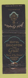 Matchbook Cover - Hotel Brighton and Grill Atlantic City NJ WEAR