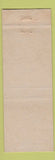 Matchbook Cover - Hotel Del Mar Hillsboro TX