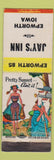 Matchbook Cover - Jay's Inn Epworth IA Hillbilly low phone #
