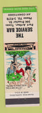 Matchbook Cover - The Service Bar Port Arthur TX Hillbilly