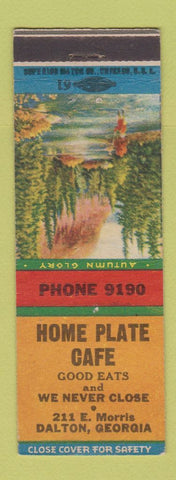 Matchbook Cover - Home Plate Cafe Dalton GA