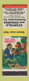 Matchbook Cover - Stanfield and Edwards Construction Hobbs NM hillbilly