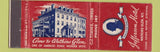 Matchbook Cover - Jefferson Hotel Watkins Glen NY