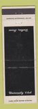 Matchbook Cover - University Club Dallas TX WEAR