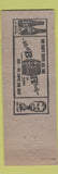 Matchbook Cover - Brass Rail Des Moines IA bar
