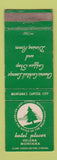 Matchbook Cover - Hotel Placer Helena MT