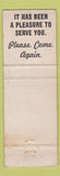 Matchbook Cover - Hotel Placer Helena MT