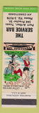 Matchbook Cover - Service Bar Port Arthur TX Hillbilly