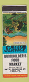 Matchbook Cover - Burkholder's Food Market York PA
