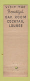 Matchbook Cover - Hotel Brooks Brattleboro VT DD Bean