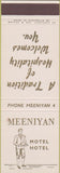 Matchbook Cover - Meeniyan Motel Hotel Australia