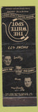 Matchbook Cover - The White Spot Payette ID low phone # WEAR