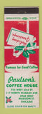 Matchbook Cover - Paulson's Coffee House Chicago IL Christmas