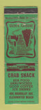 Matchbook Cover - Crab Shack Clearwater Beach FL Christmas WEAR