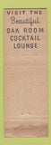 Matchbook Cover - Hotel Brooks Brattleboro VT DD Bean WEAR